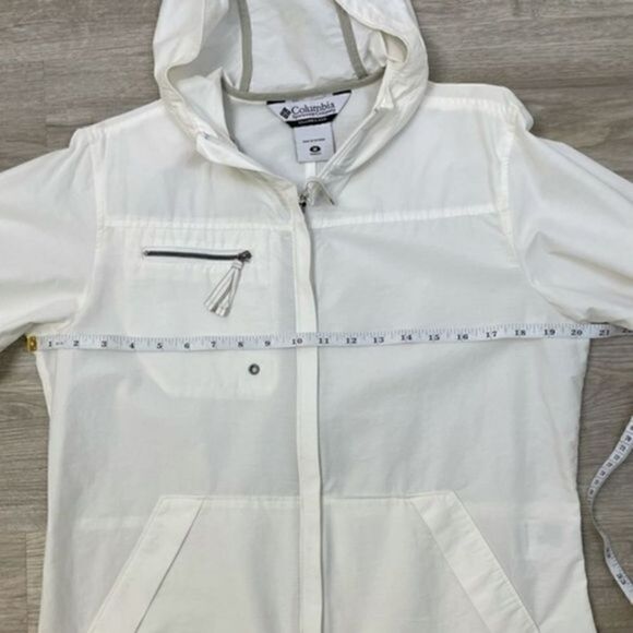 Women’s Columbia Jacket with Hood White Size M - Picture 10 of 12